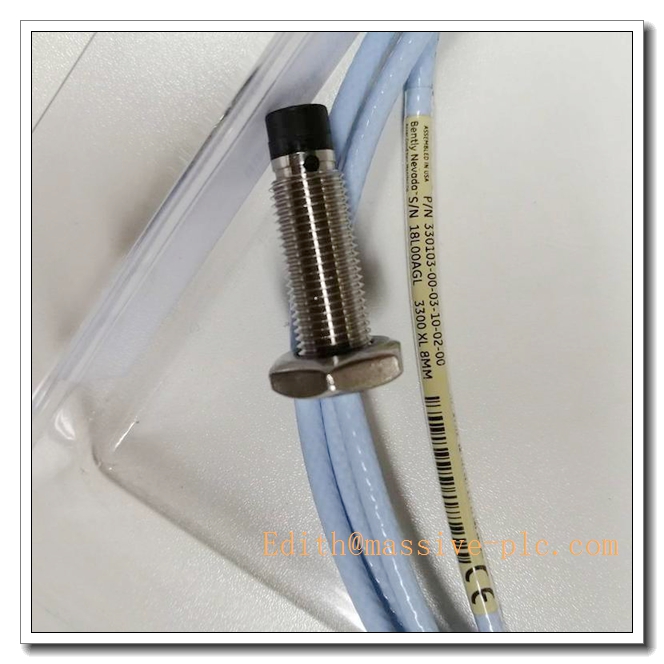 Bently Nevada 330103‑00‑05‑10‑11‑00 3300‑XL 8 mm NSv Eddy‑Current Proximity Probe Assembly (Sleeve‑Mount Smooth‑Body, Standard‑Temperature, Non‑Hazardous‑Area)