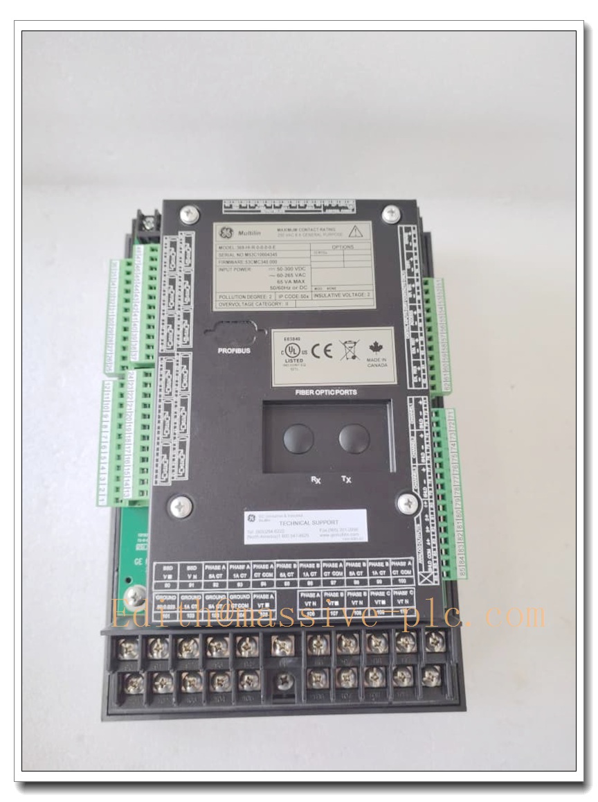 GE Multilin 369-HI-R-0-0-0 Motor Management Relay for Medium & Large Three-Phase AC Motors - Image 4
