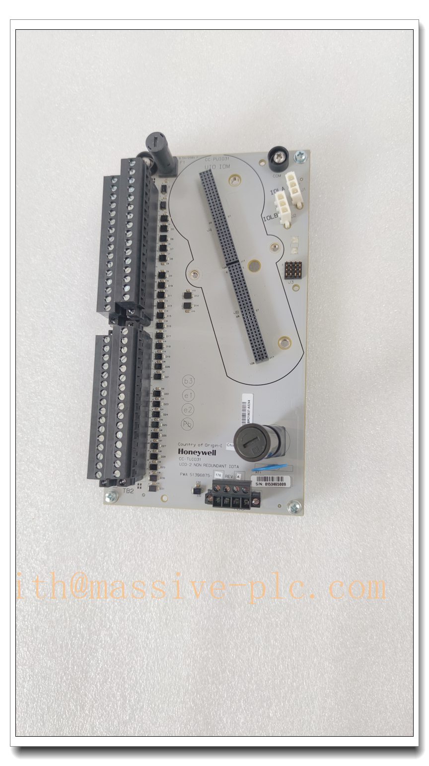 Honeywell CC-TUIO31 Universal I/O IOTA Base for CC-PUIO31, Experion PKS Series C