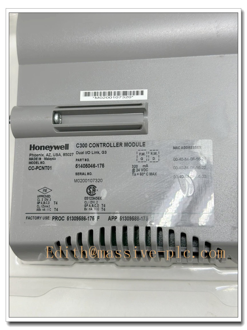 Honeywell CC-PCNT01, 1st Generation C300 Controller Module for Experion PKS Series C - Image 3