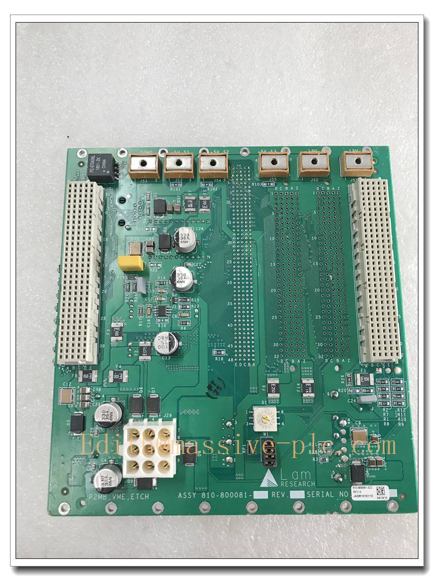LAM 810-800081-022 Pulse Power Sample & Hold VME PCB, Plasma Pulsed RF Sampling Board for Semiconductor Etch Chamber