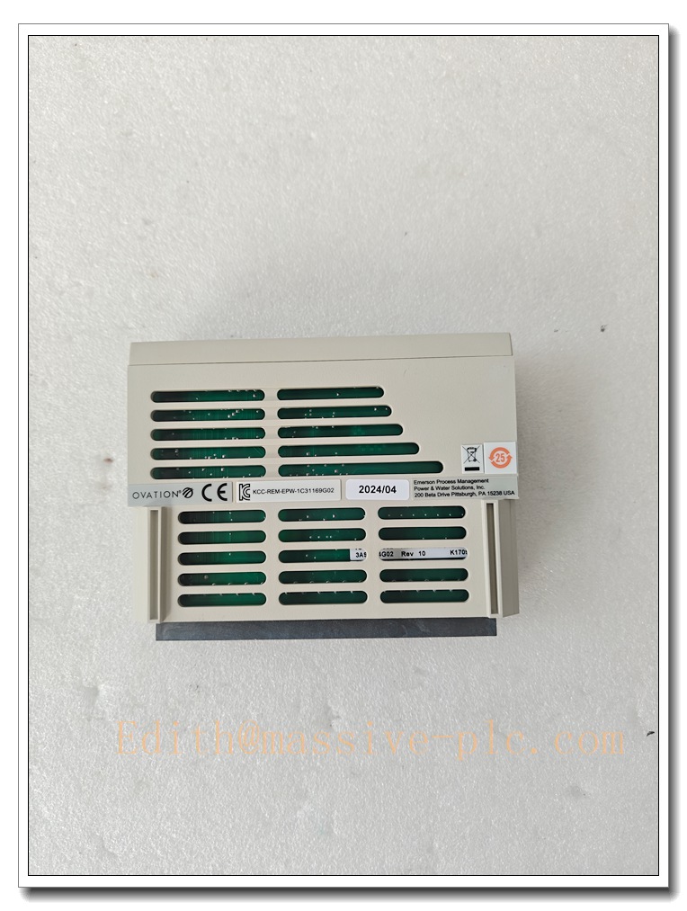 1C31169G02 Ovation Dual‑Port Serial Link Controller, Emerson DCS Serial Communication Gateway for Modbus RTU and Third‑Party Serial Device Integration - Image 3