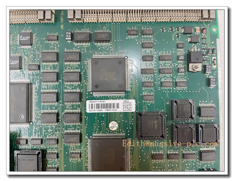 PM511V16, part number 3BSE011181R1, is an ABB AC 800M high-performance processor module (CPU) for 800xA DCS / industrial PLC platform - Image 3