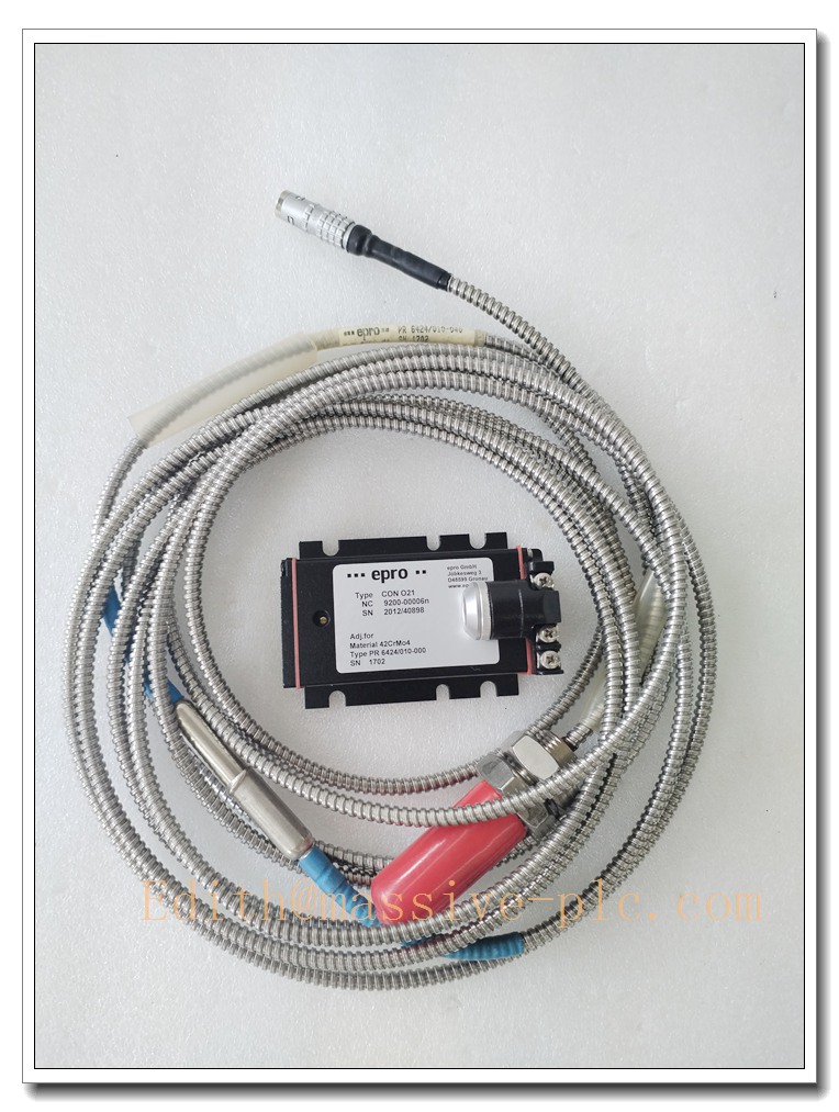 PR6424/010-000 + CON021 EPRO 11mm Eddy‑Current Probe (Open Cable End) + Preamplifier, Non‑Contact Shaft Displacement Sensor for Radial Vibration, Axial Thrust & Differential Expansion Monitoring - Image 3
